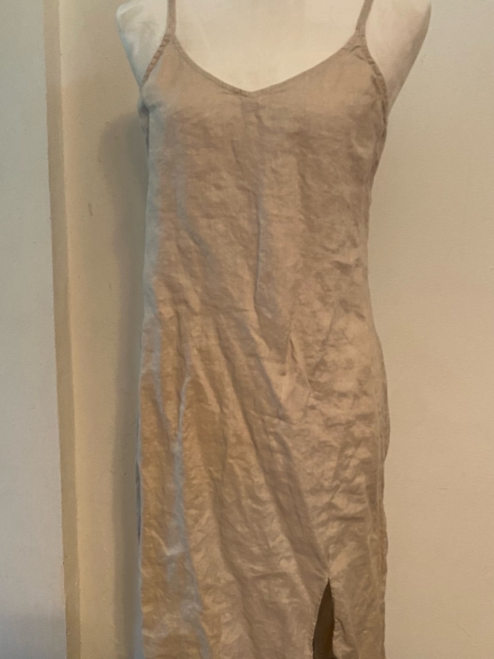 Rachel Zoe Beige Linen Slip Dress - Picture 5 of 6